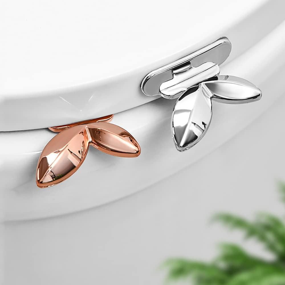 Elevador de Asiento de Inodoro ZCLYHT 2 Pcs Oro - Accesorios Baño