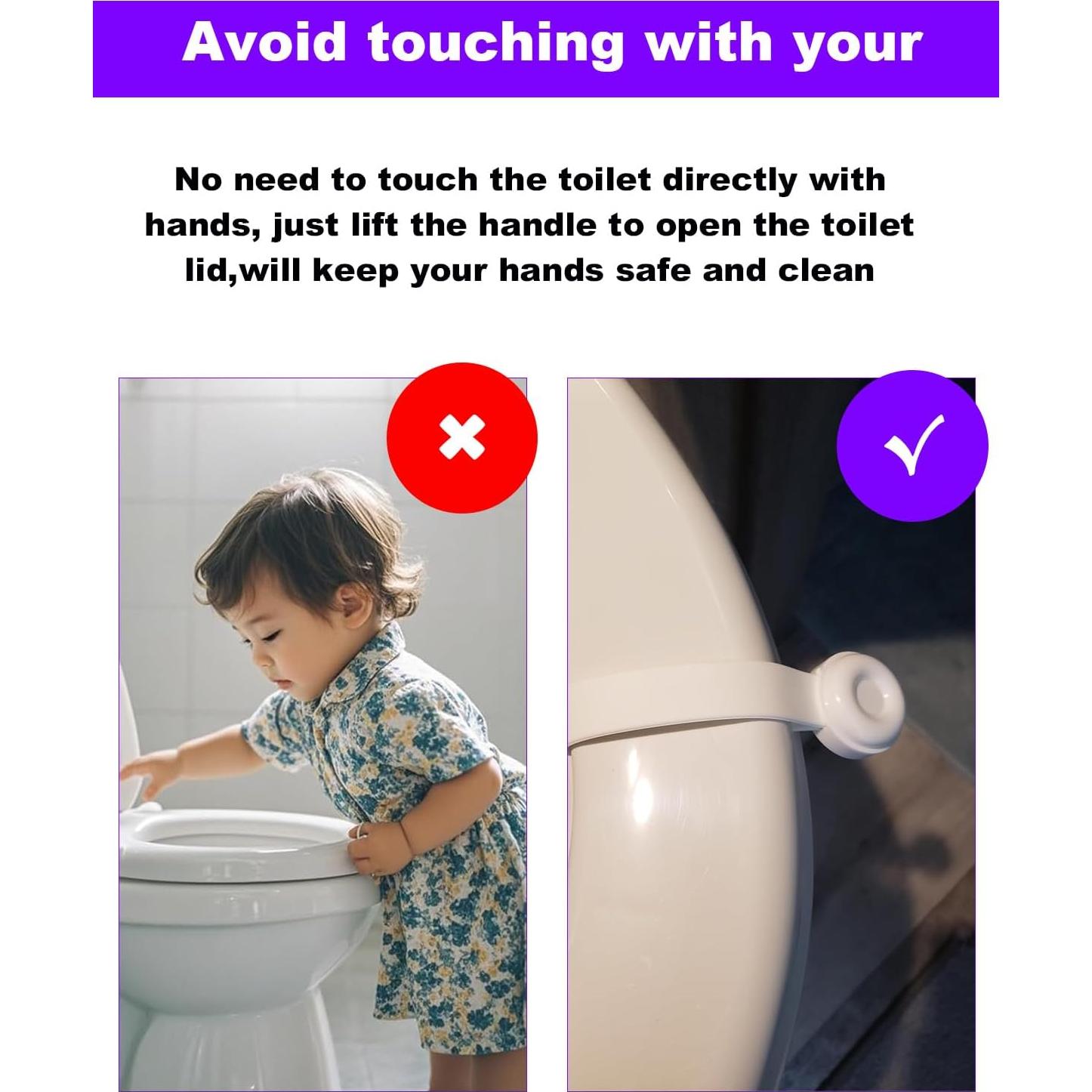 Elevador de Asiento de Inodoro SFNYZXU - 2 Piezas, Blanco