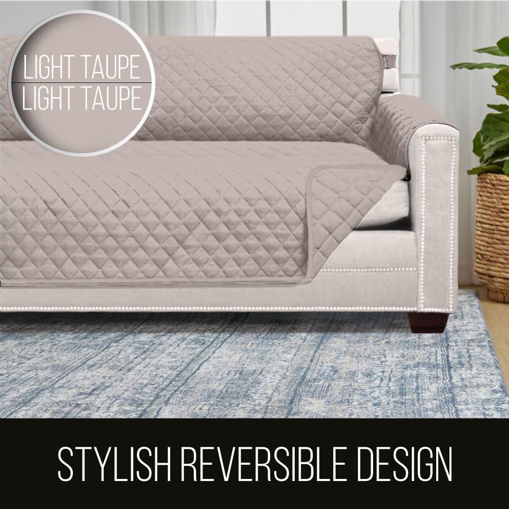 Funda de Sofá Sofa Shield Reversible 70" (177.8 cm) Taupe Claro