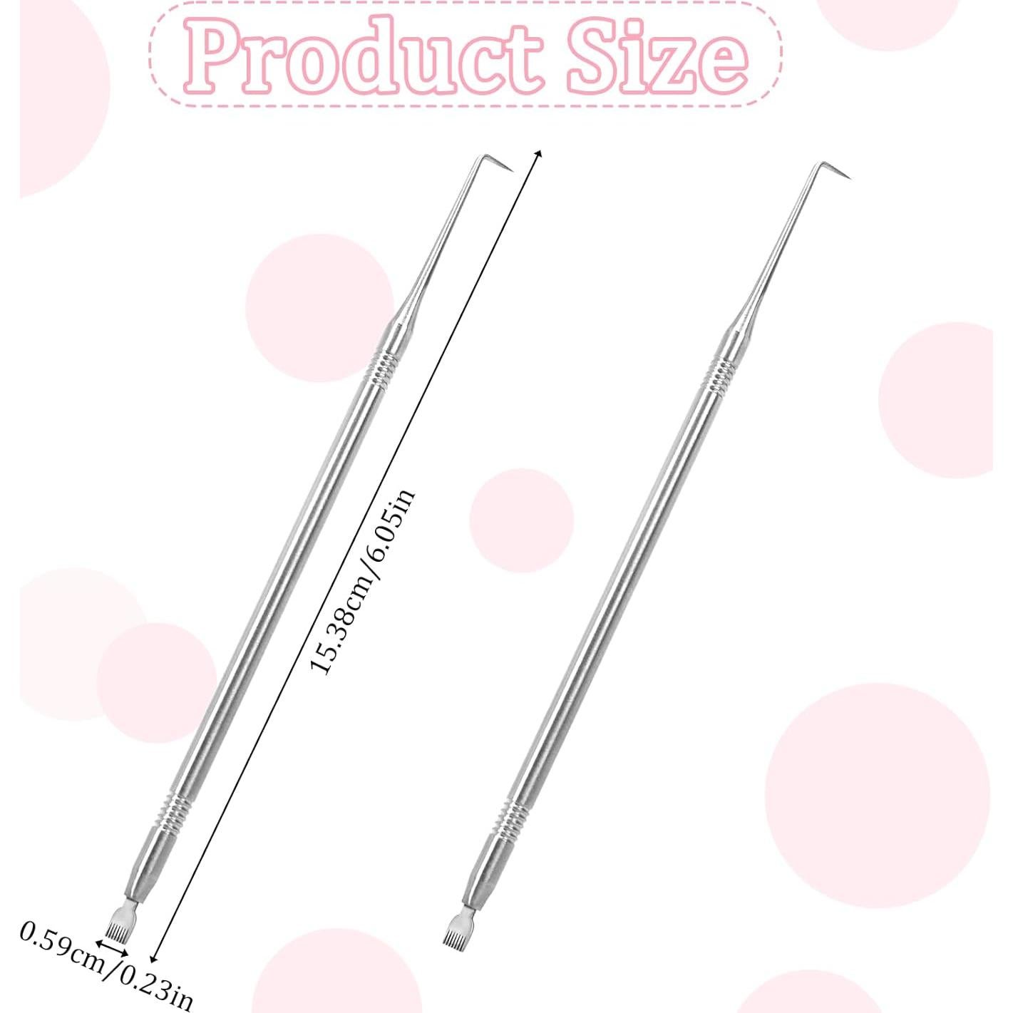 Kit de Elevación de Pestañas MOZEAT LENS - 2 Piezas Acero Inoxidable