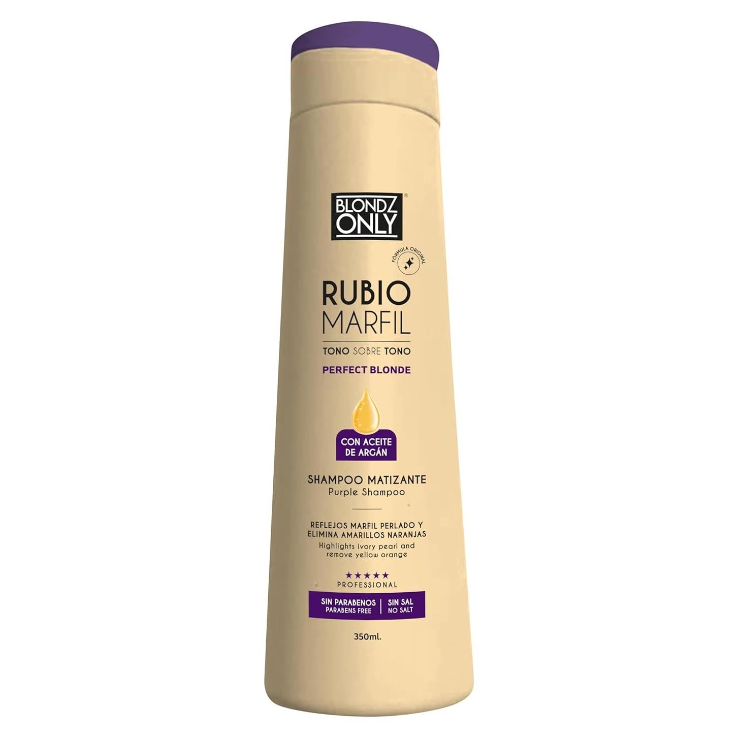 Mascarilla Toning Morada Blondz Only 350 ml con Aceite de Argán