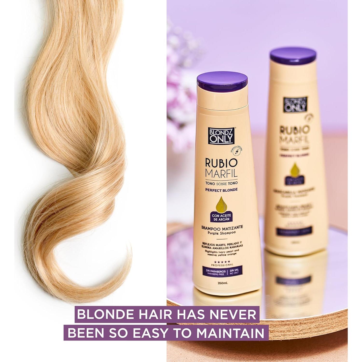 Mascarilla Toning Morada Blondz Only 350 ml con Aceite de Argán