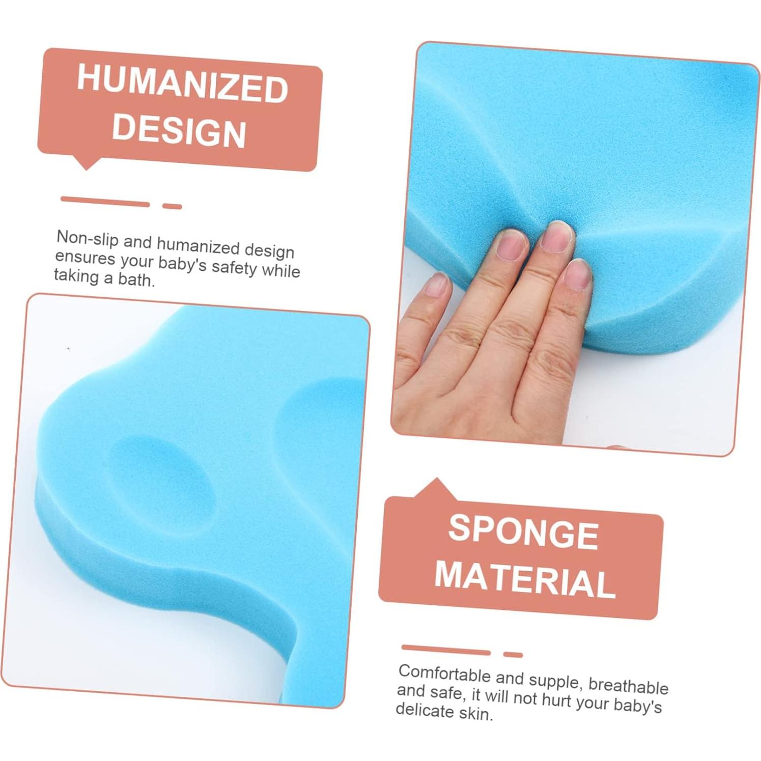 Alfombrilla de Baño Antideslizante OSOLADY 48x29cm Azul