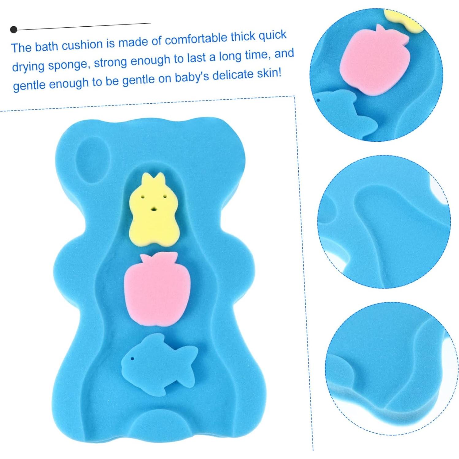 Alfombrilla de Baño Antideslizante OSOLADY 48x29cm Azul