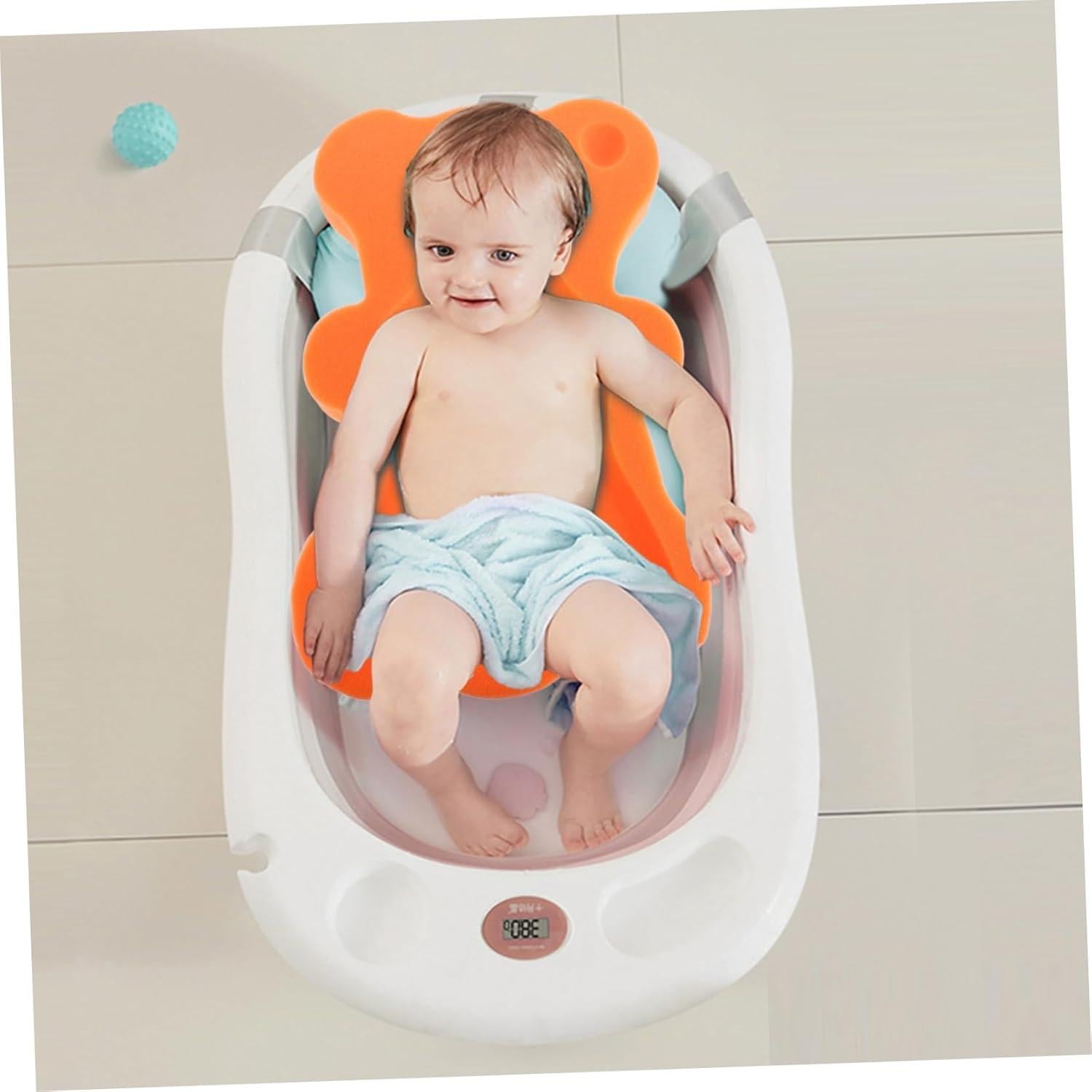 Cojín de Baño Antideslizante FOMIYES para Bebés 48x30cm