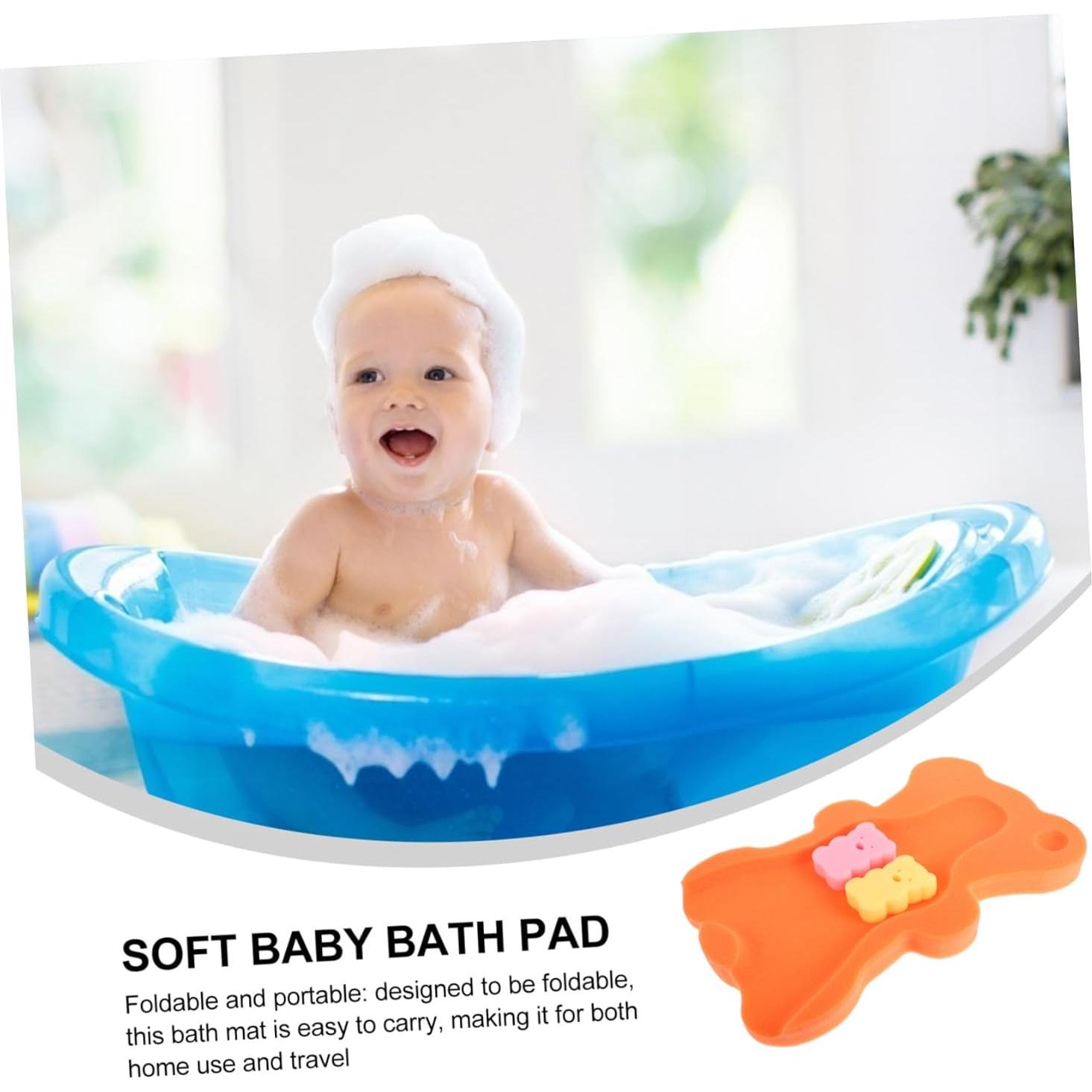 Cojín de Baño Antideslizante FOMIYES para Bebés 48x30cm