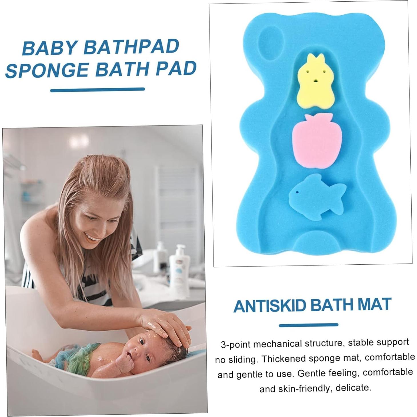 Alfombrilla de baño Garneck antideslizante esponja 48x29cm