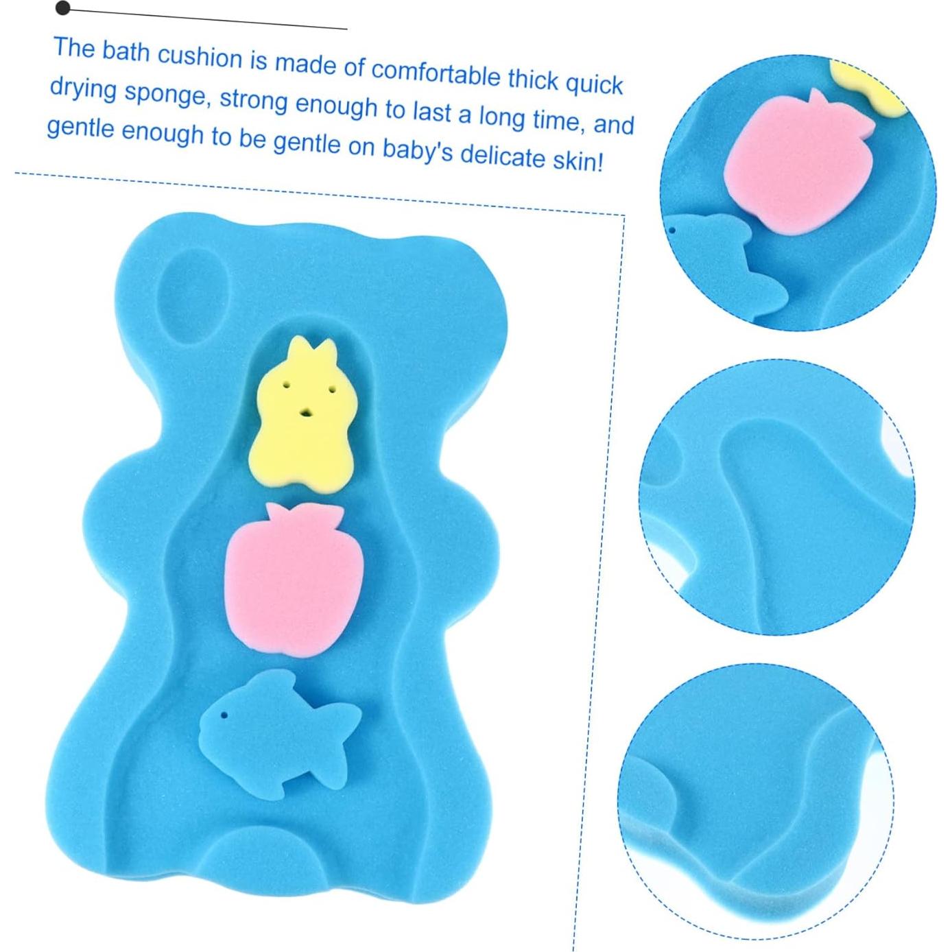 Alfombrilla de baño Garneck antideslizante esponja 48x29cm