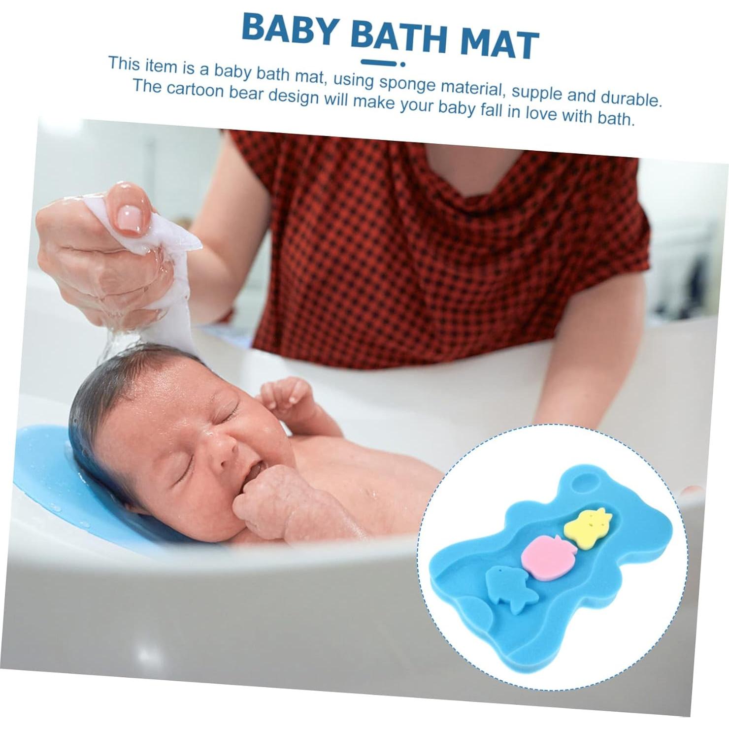 Alfombrilla de baño Garneck antideslizante esponja 48x29cm