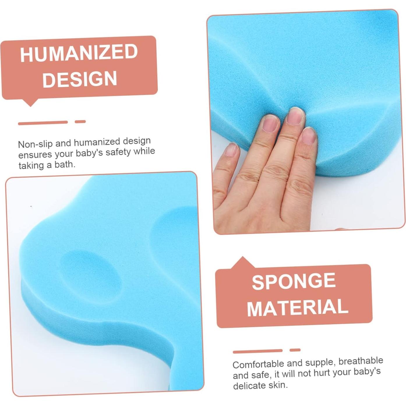 Alfombrilla de baño Garneck antideslizante esponja 48x29cm