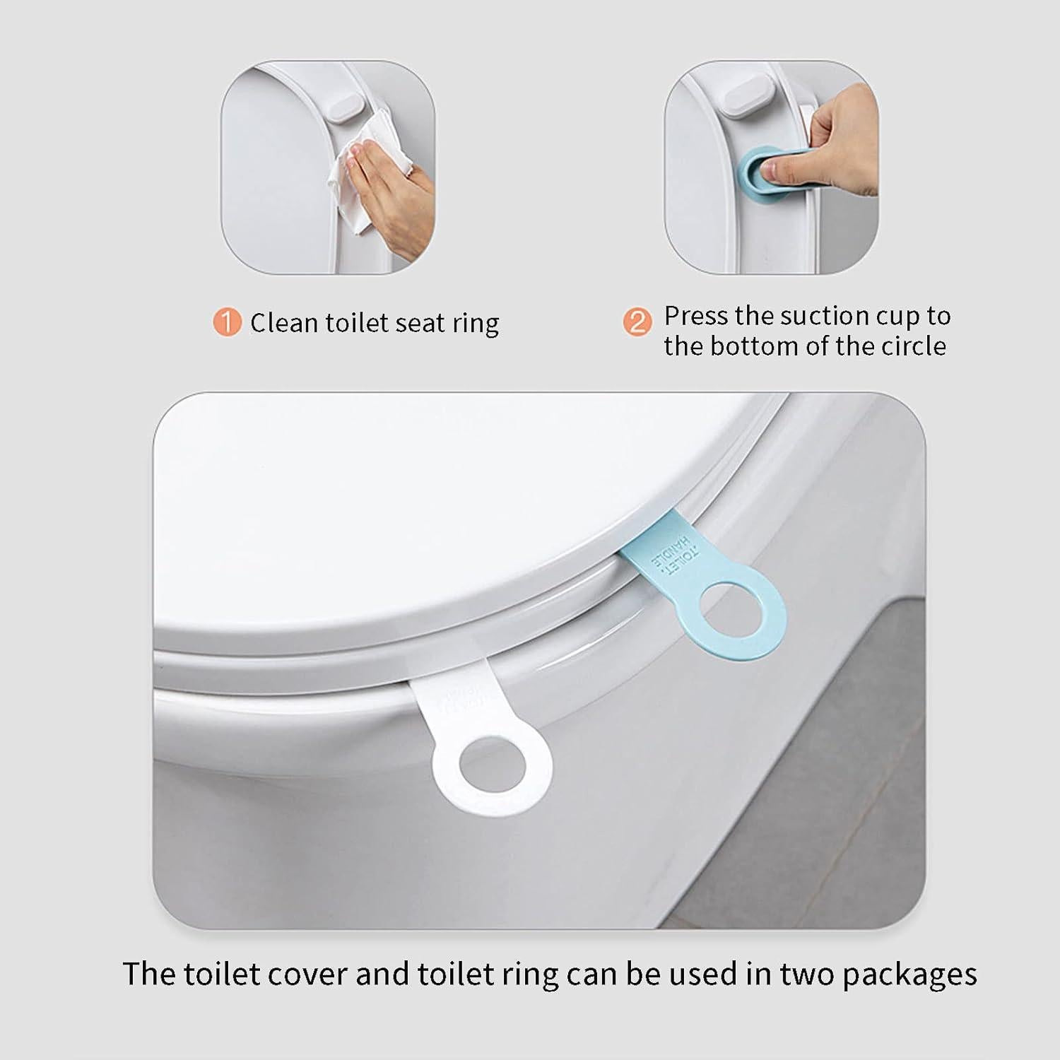 8 Piezas Mango Elevador de Asiento de Inodoro Hilsayum