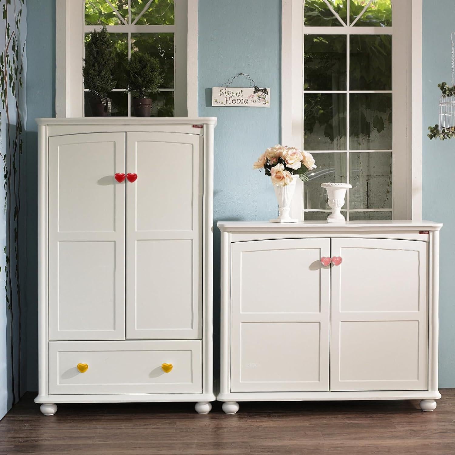 Botón de Inodoro en Forma de Corazón ASTIMESA - 8 Piezas