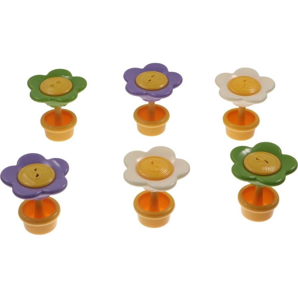 6 Piezas Presores de Inodoro Vctitil Multicolor 45mm