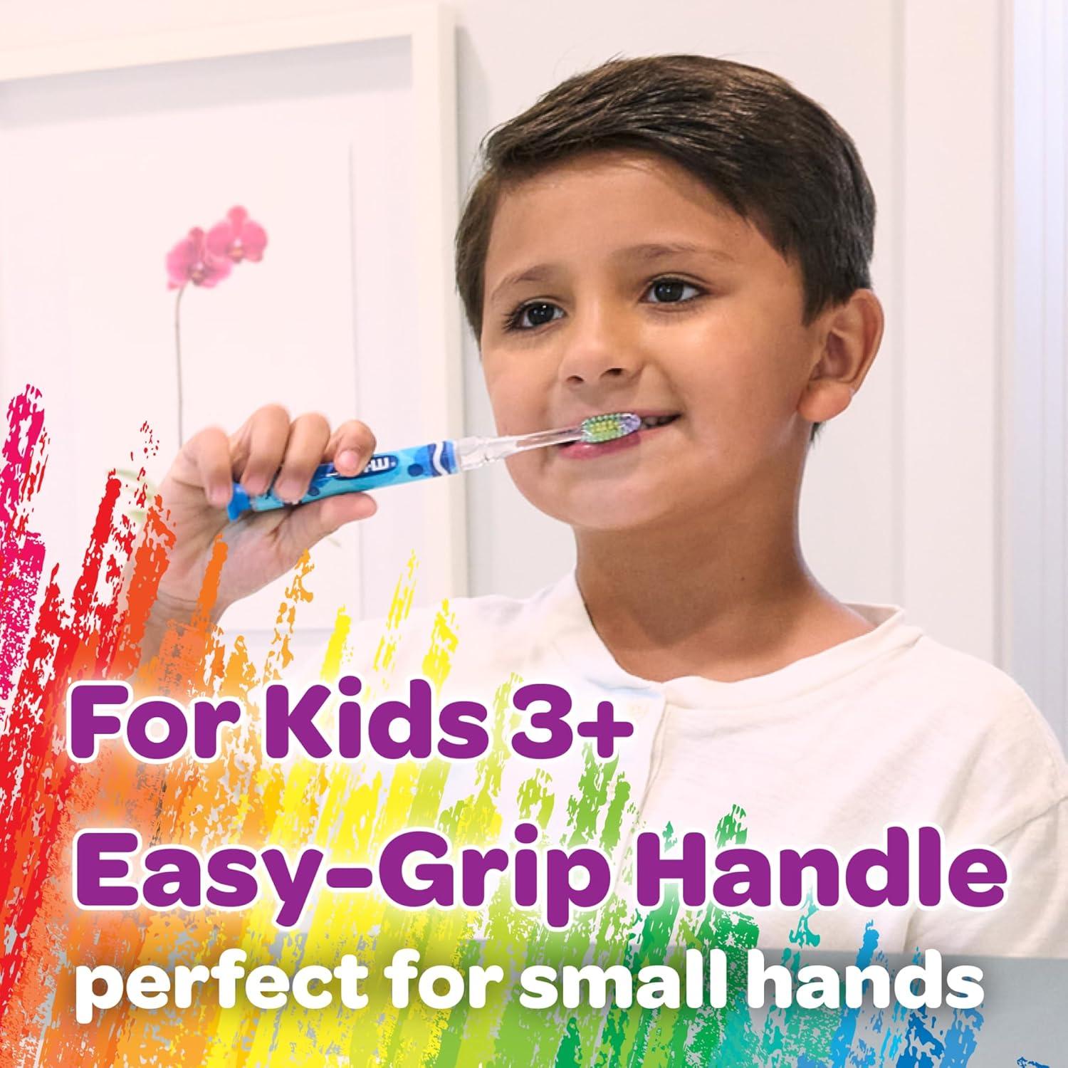 Cepillo de dientes GUM Crayola Timer Light para niños 6pk