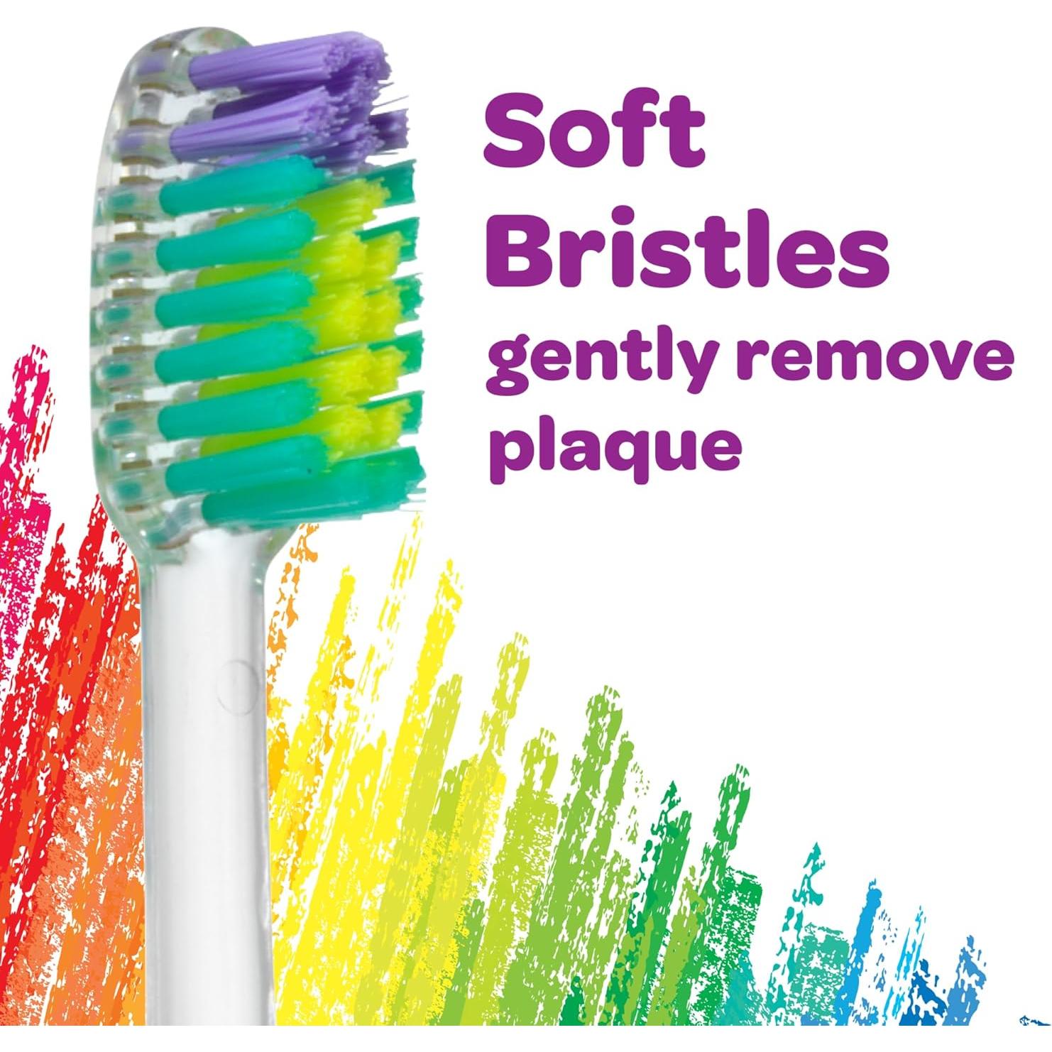 Cepillo de dientes GUM Crayola Timer Light para niños 6pk