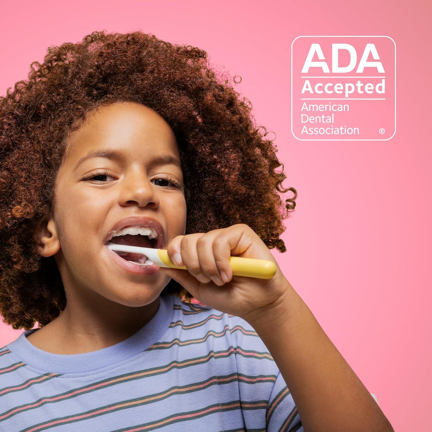 Cepillo de dientes eléctrico Quip Kids amarillo con temporizador