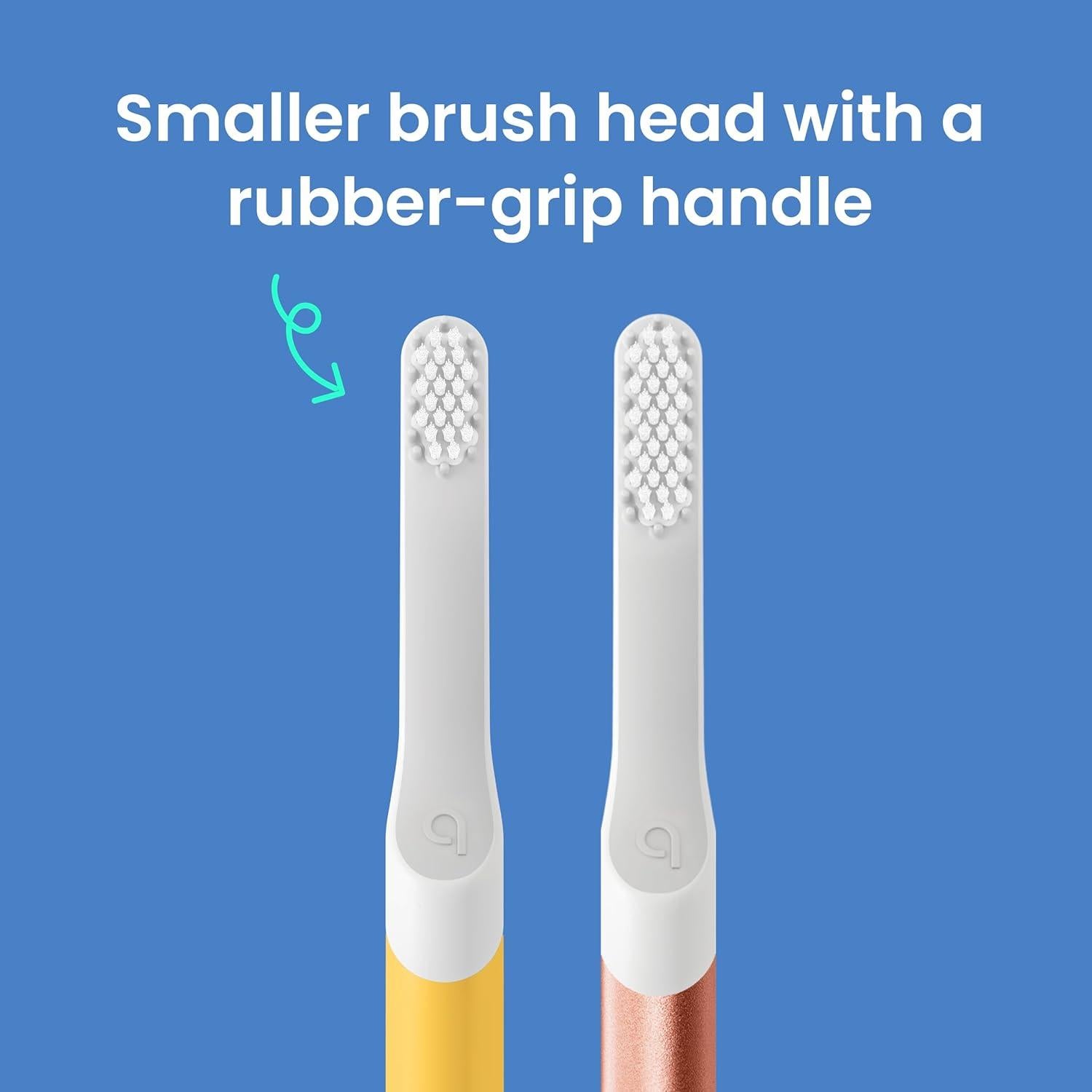 Cepillo de dientes eléctrico Quip Kids amarillo con temporizador