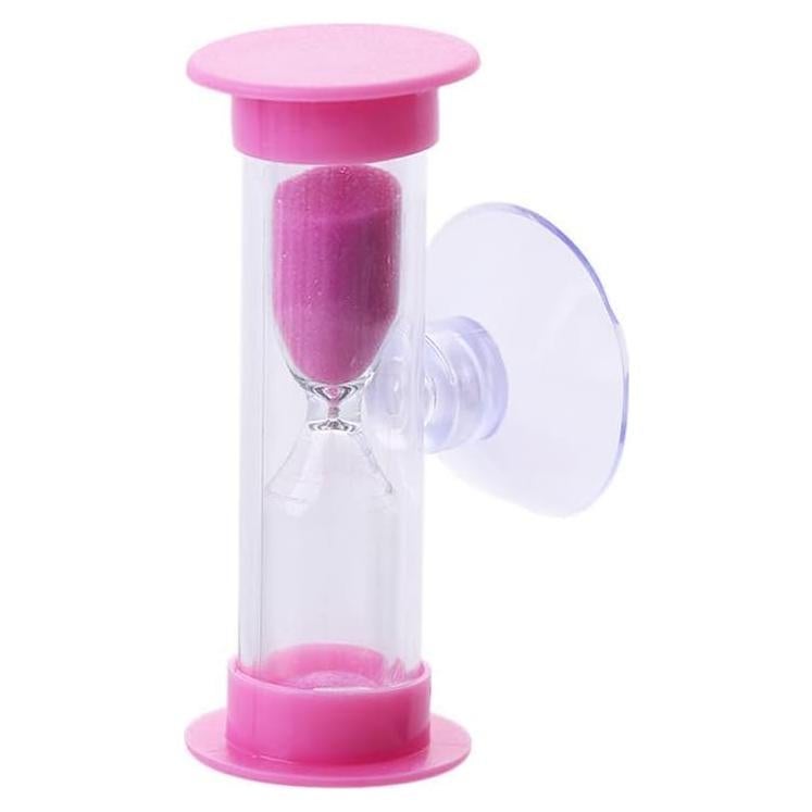Temporizador de Arena Rosa Juroicessry 2/3 Minutos con Ventosa