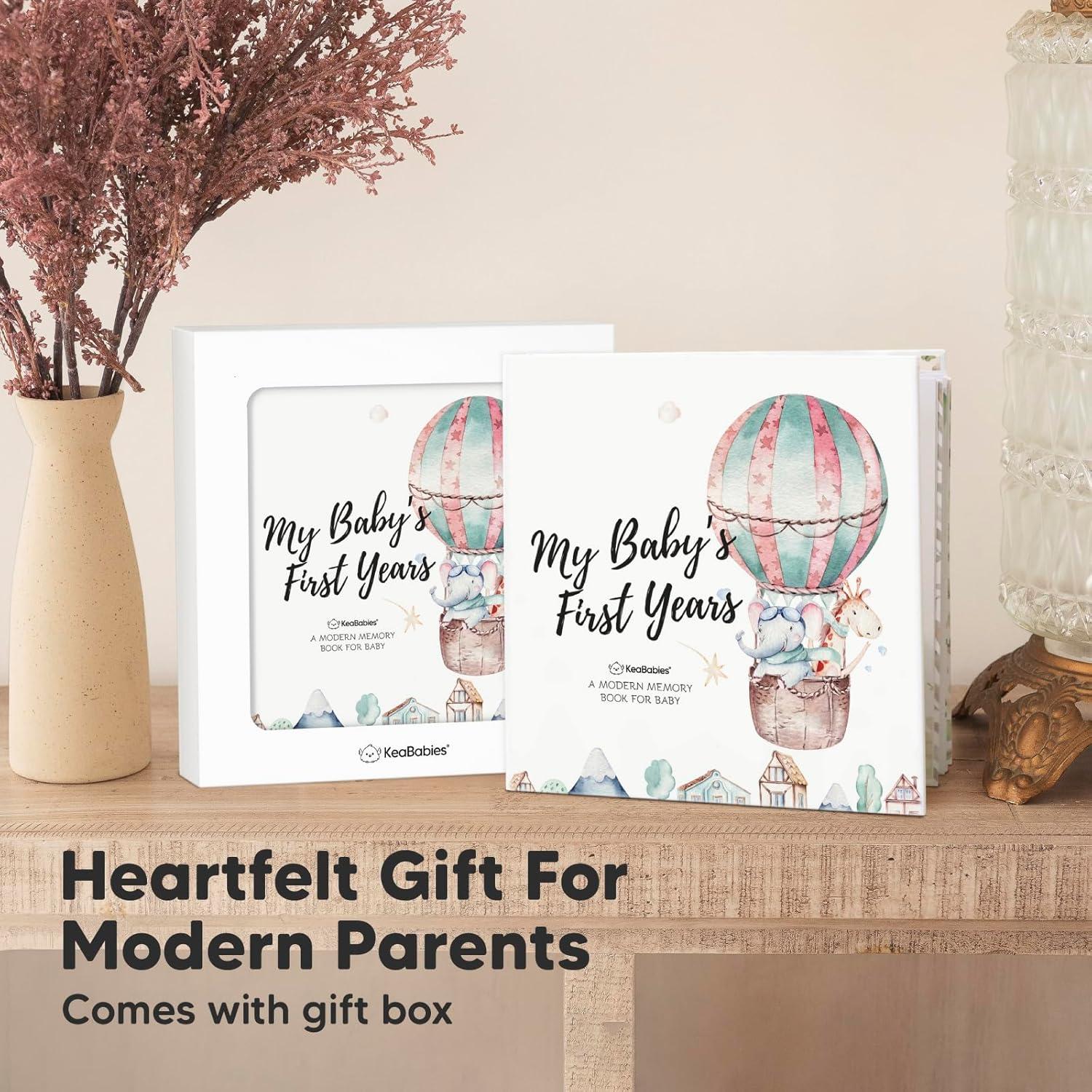 Libro de Memorias del Bebé KeaBabies - 90 Páginas Tapa Dura