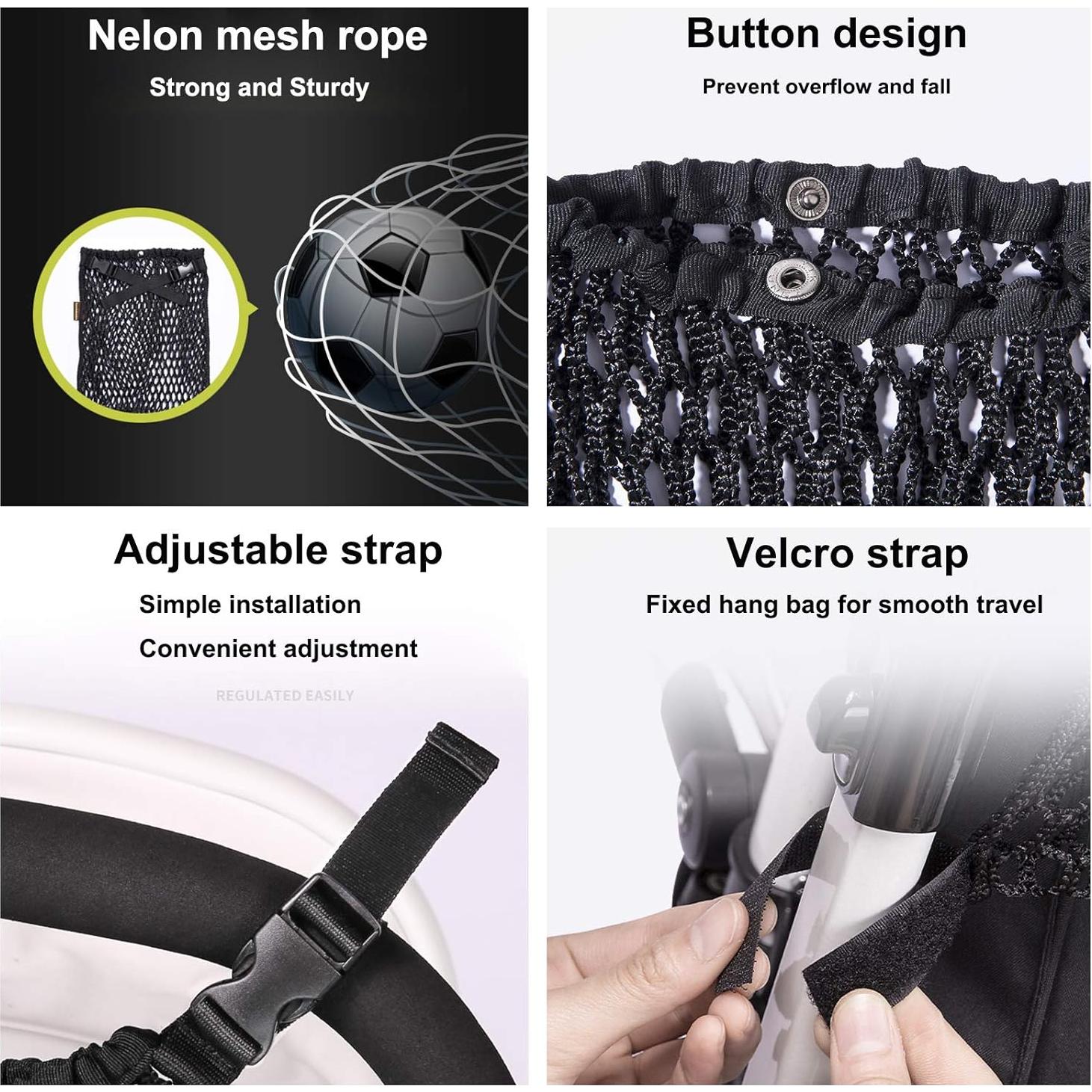 Organizador Universal para Cochecito Aphbrada Negro 5 kg