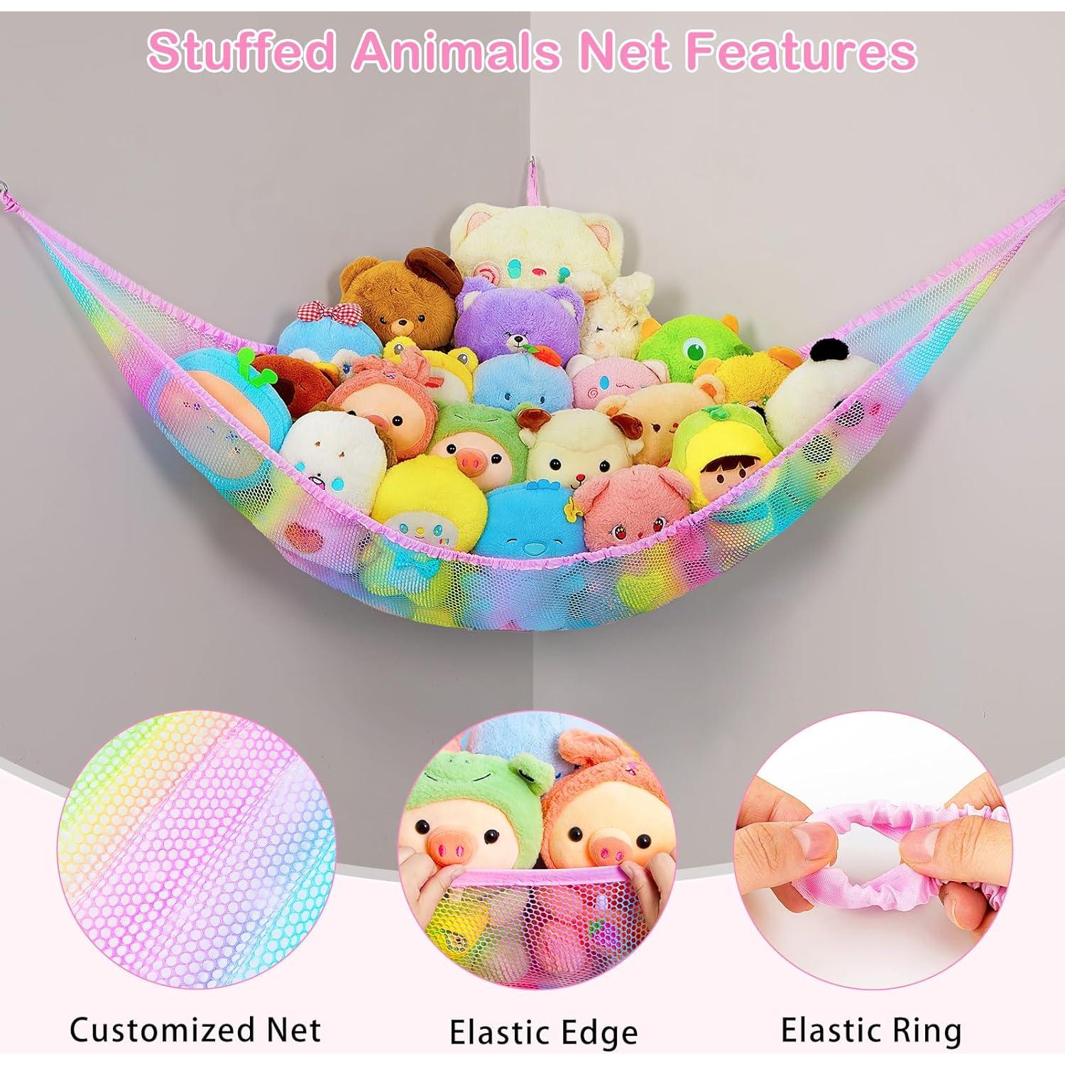 Hamaca de Animales de Peluche SheSeek con Luz LED 129.5x129.5cm