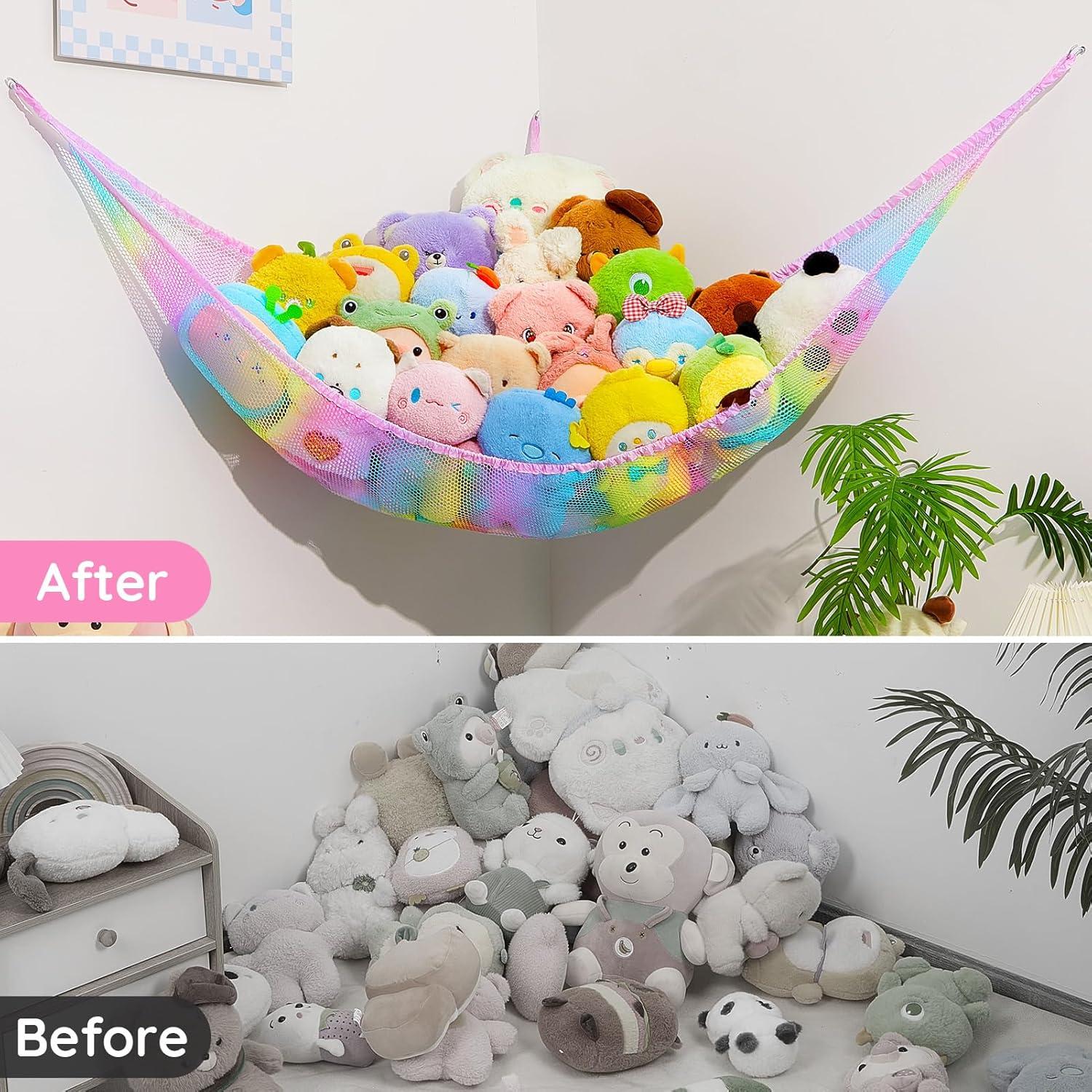 Hamaca de Animales de Peluche SheSeek con Luz LED 129.5x129.5cm