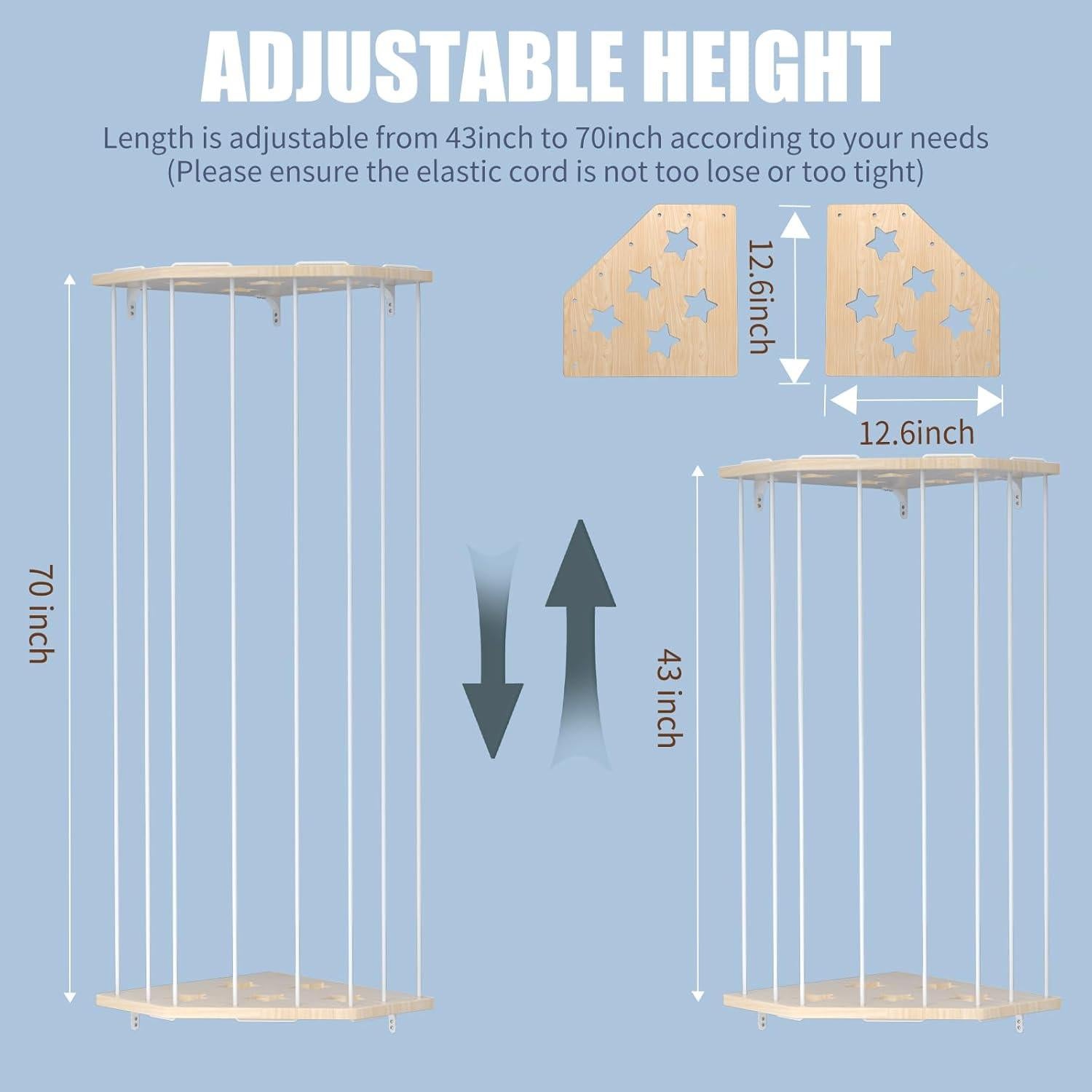 Estante de Almacenamiento de Animales de Peluche Viktorpai