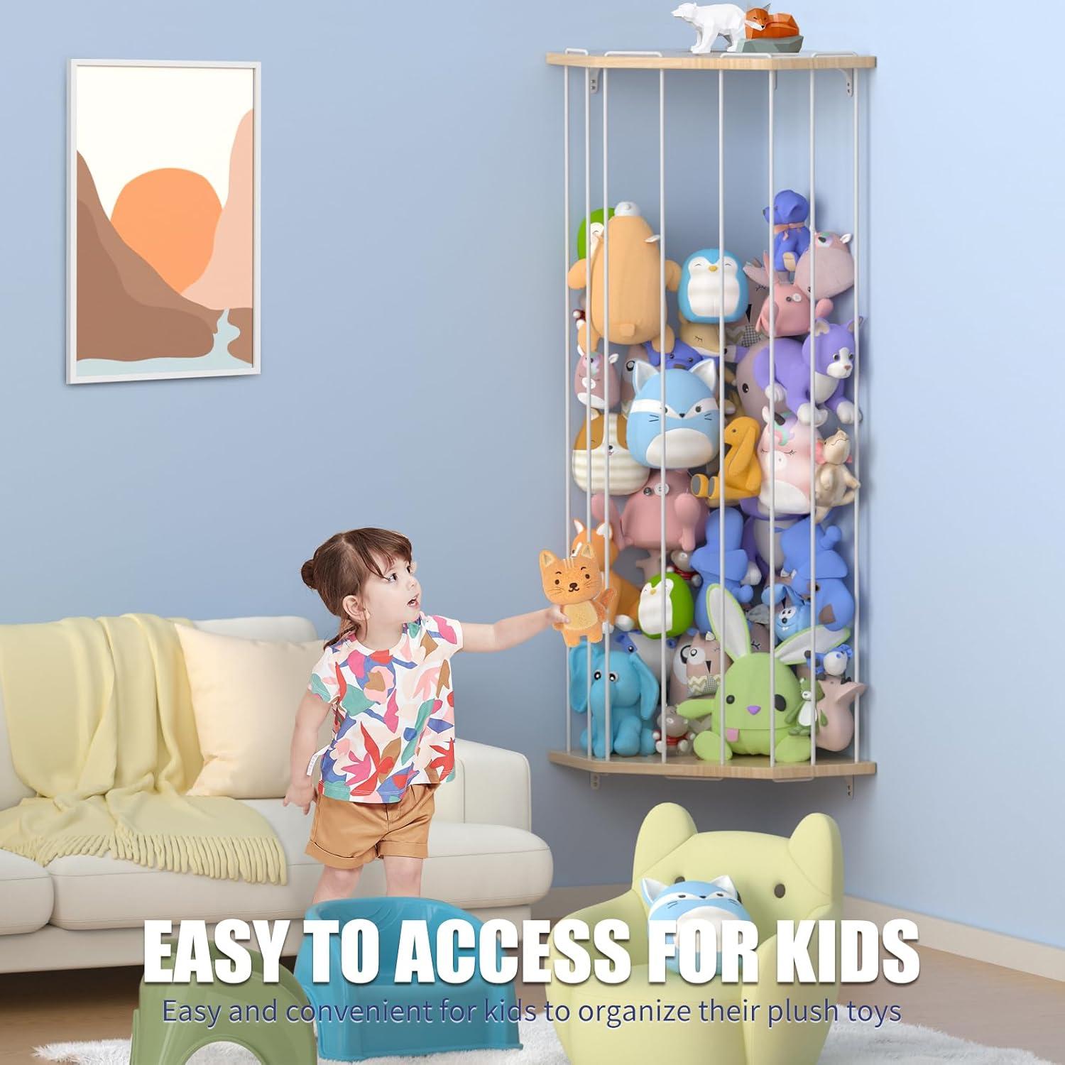 Estante de Almacenamiento de Animales de Peluche Viktorpai