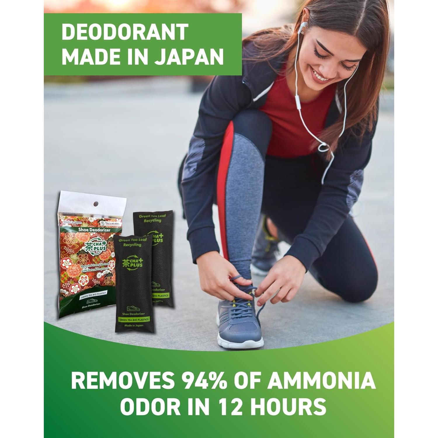 Desodorante para Zapatos Cha-Plus Aroma Té Verde 2 Piezas