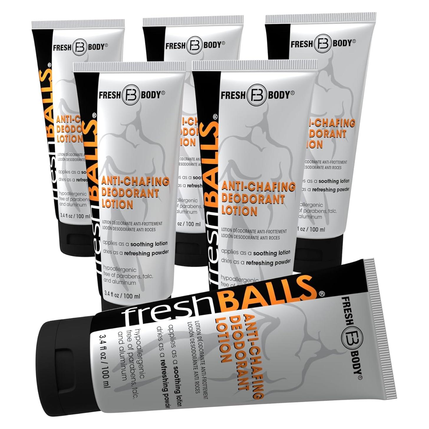 Crema Desodorante Fresh Balls 100 ml - Anti-Rozaduras para Hombres