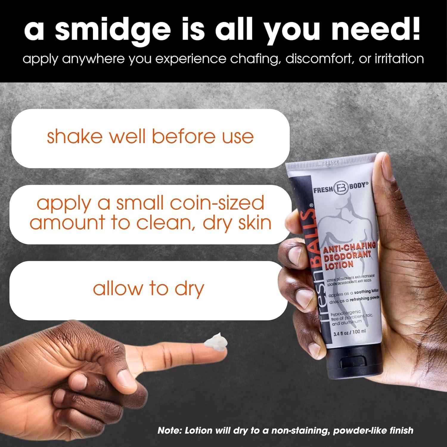 Crema Desodorante Fresh Balls 100 ml - Anti-Rozaduras para Hombres