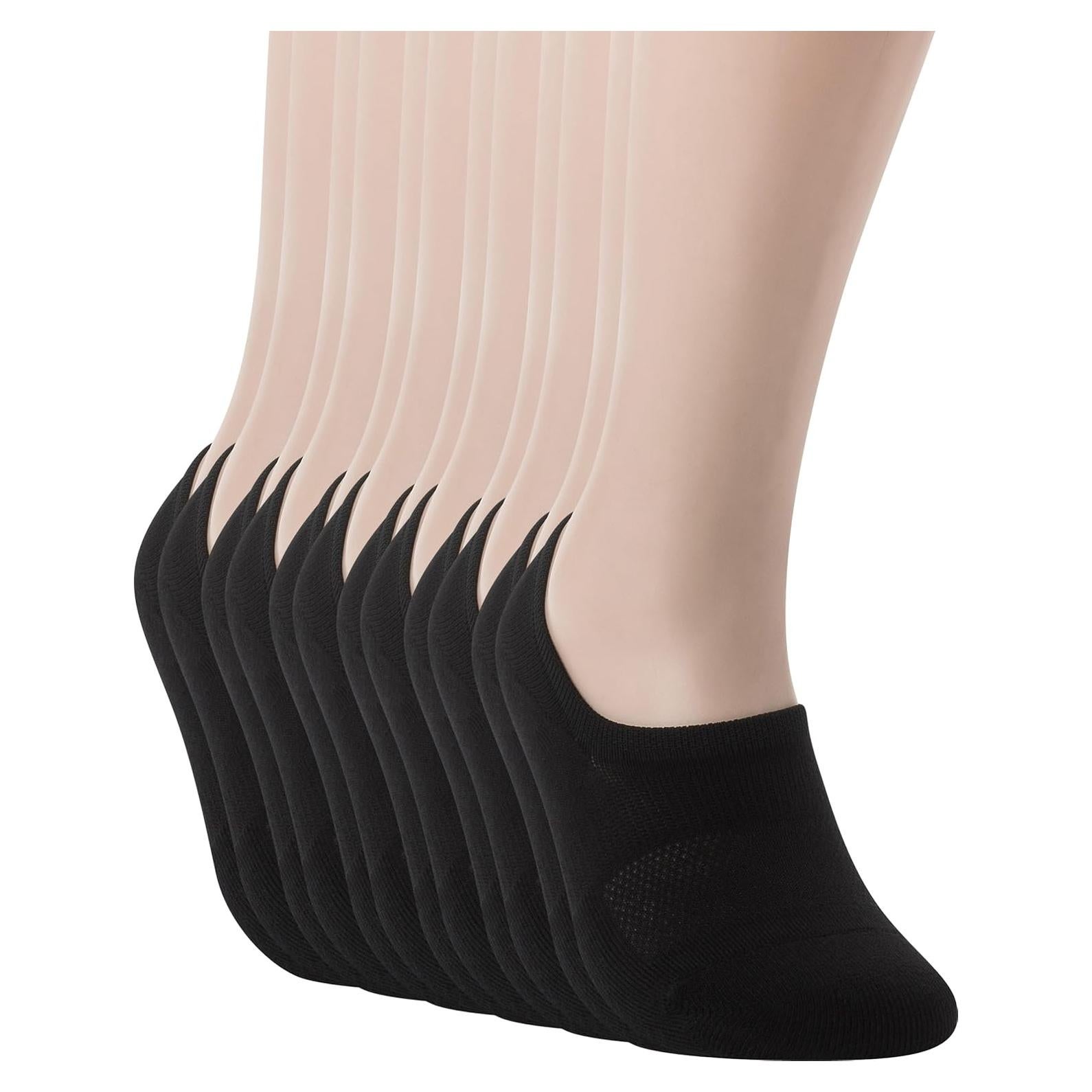 Calcetines Pro Mountain No Show Hombre Algodón Antideslizantes M-XL