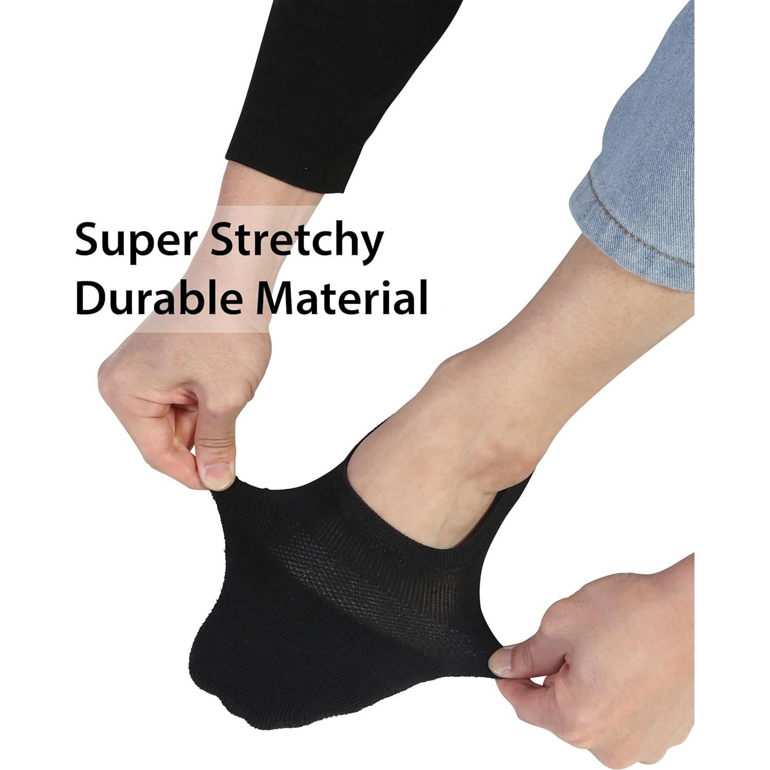 Calcetines Pro Mountain No Show Hombre Algodón Antideslizantes M-XL