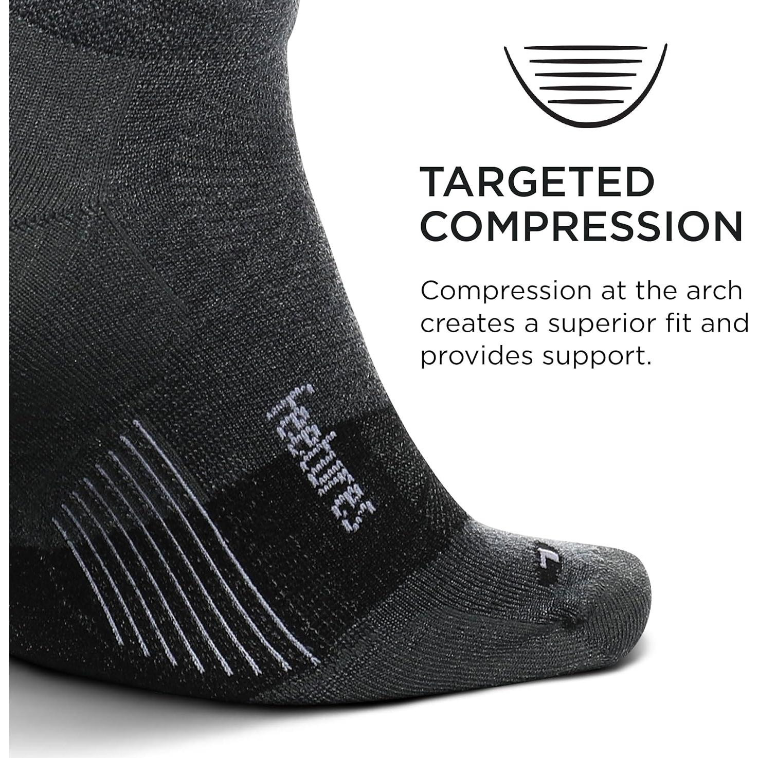 Calcetines de Tobillo Merino 10 Feetures Gris X-Large