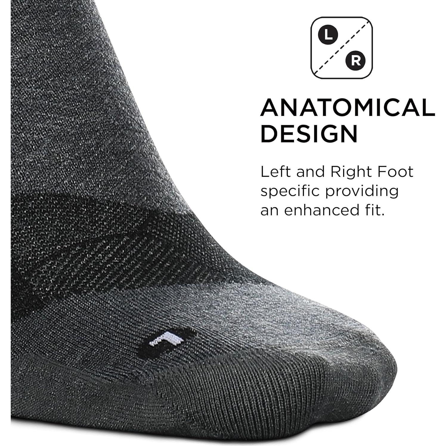 Calcetines de Tobillo Merino 10 Feetures Gris X-Large