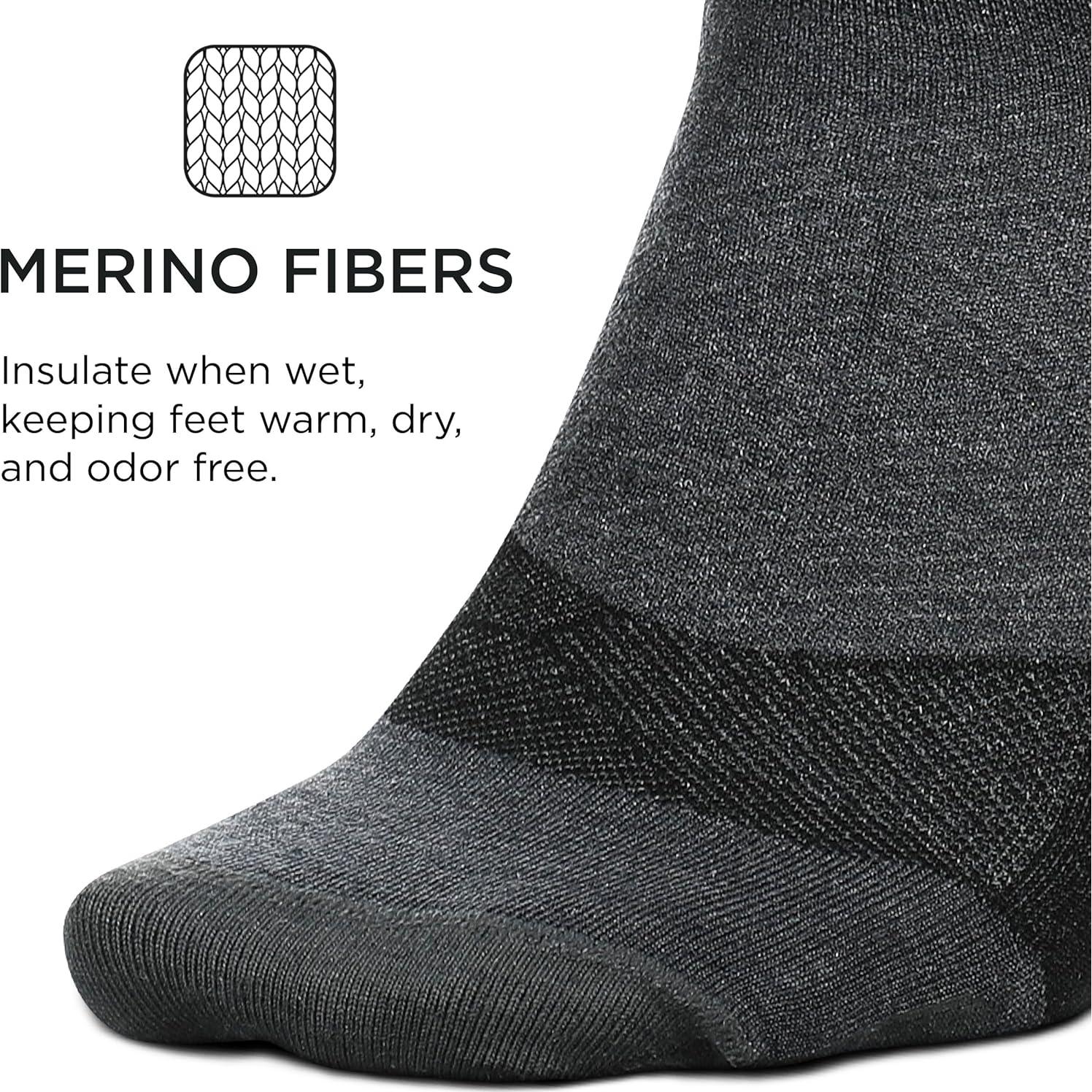 Calcetines de Tobillo Merino 10 Feetures Gris X-Large