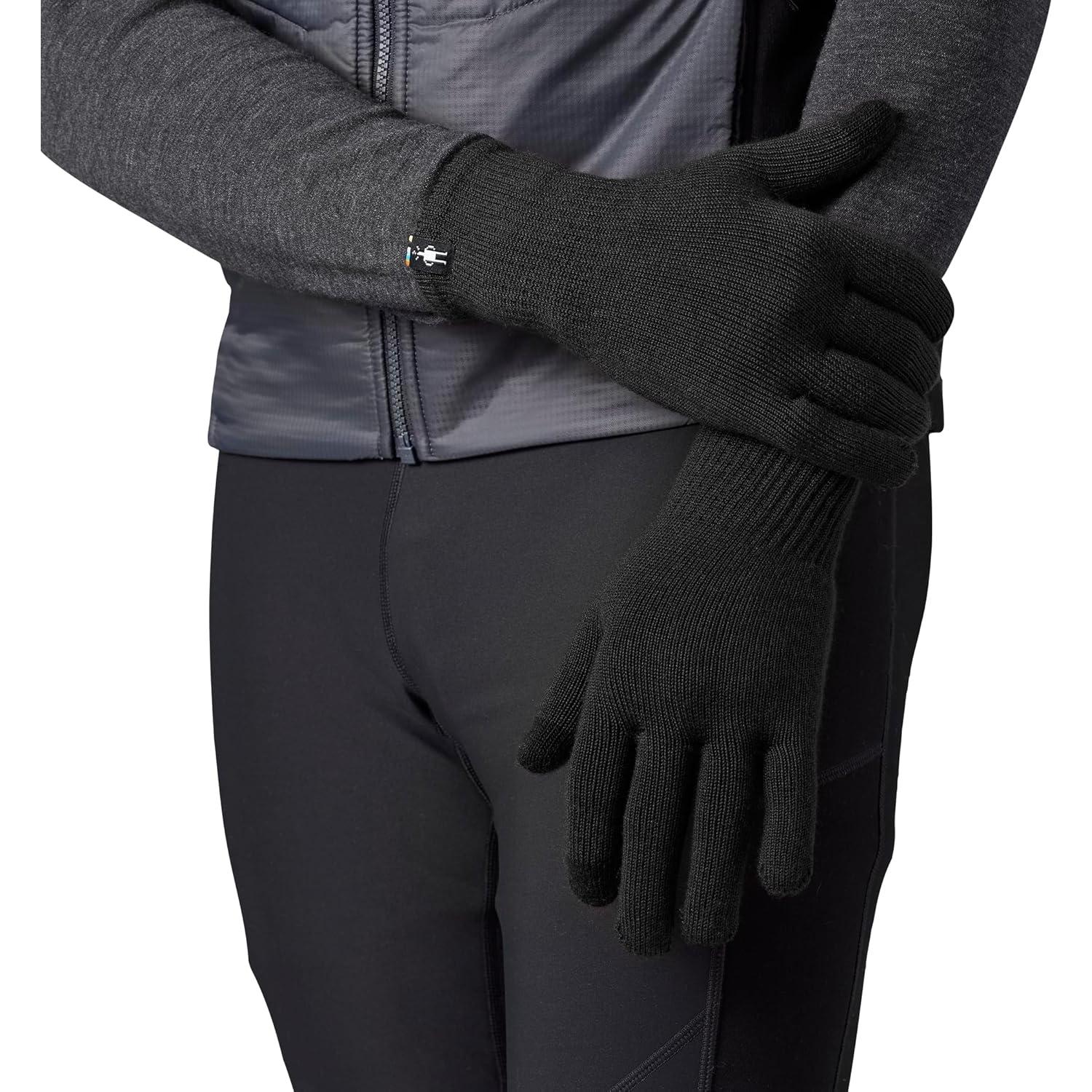 Guantes Liner Smartwool Táctiles para Hombre y Mujer - Negro