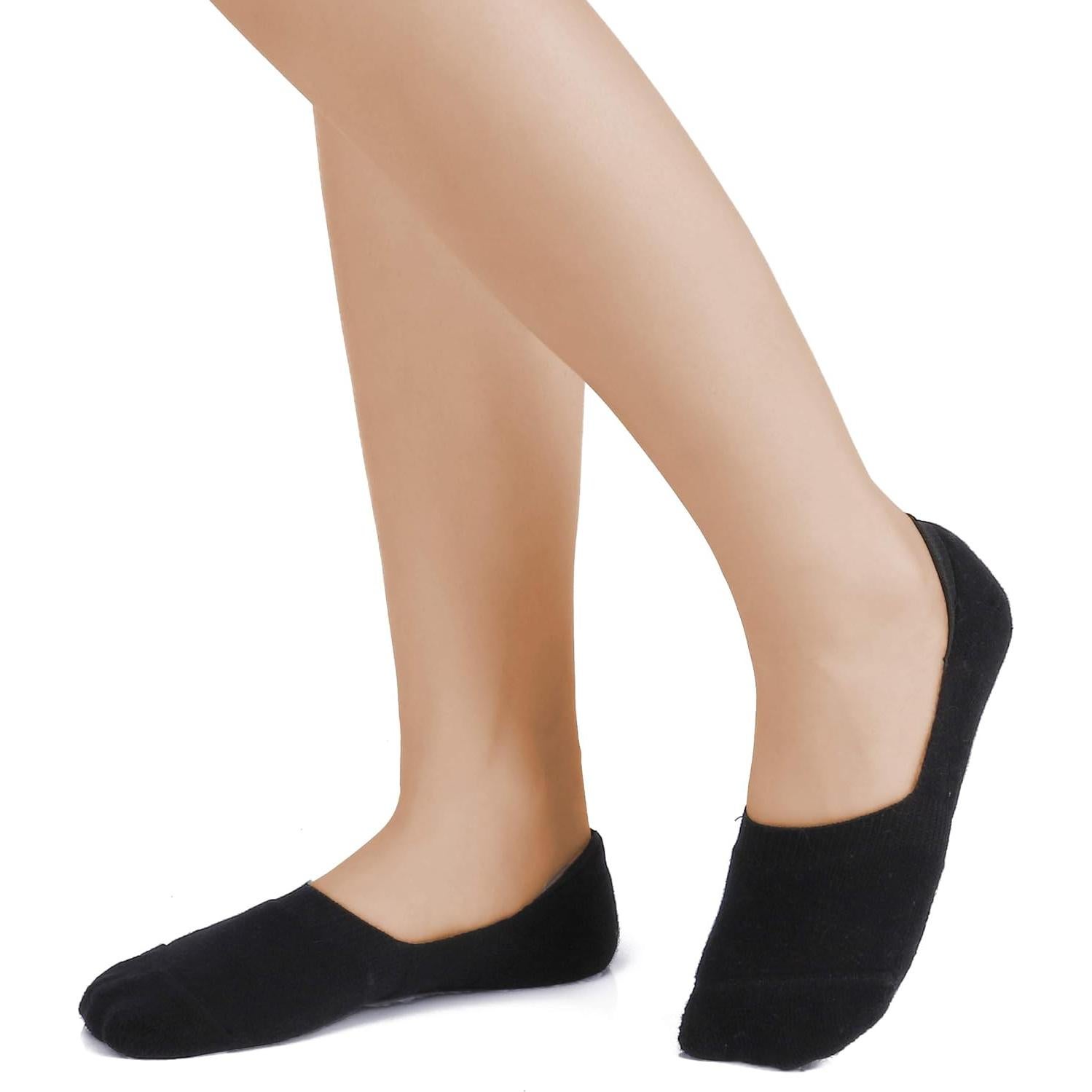 Calcetines No Show Leotruny 6 Pares Unisex Antideslizantes