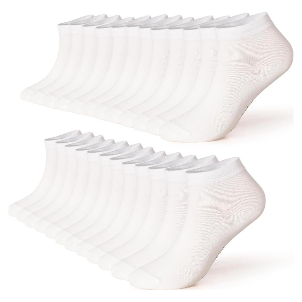 Calcetines Cortos Unisex EnerWear Coolmax 24 Pares Algodón