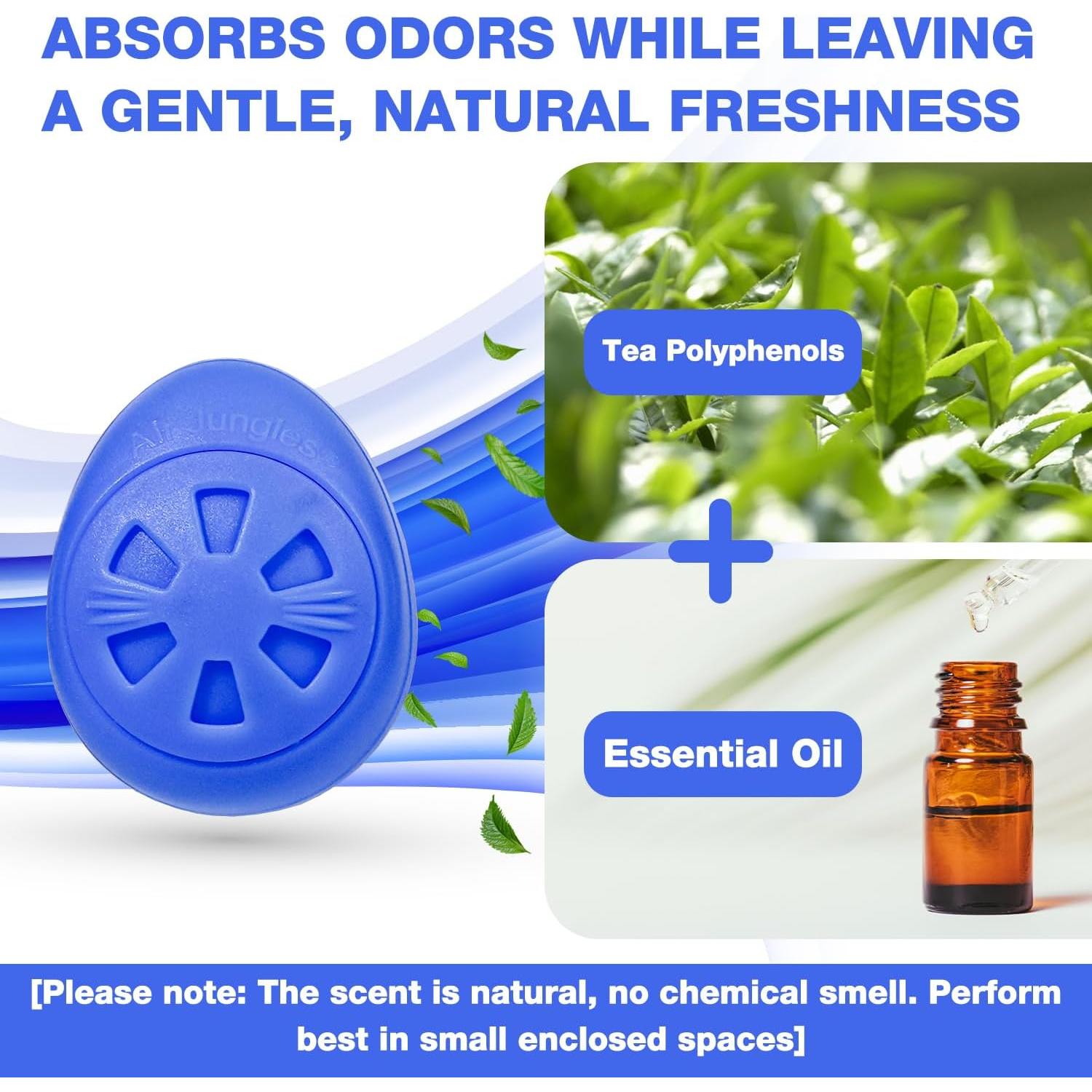 Bola Desodorante Air Jungles 6 Unidades Aroma Oceánico