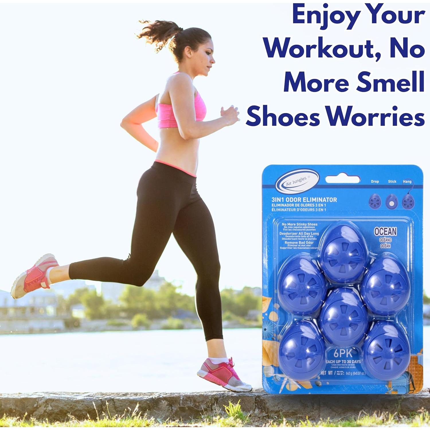 Bola Desodorante Air Jungles 6 Unidades Aroma Oceánico