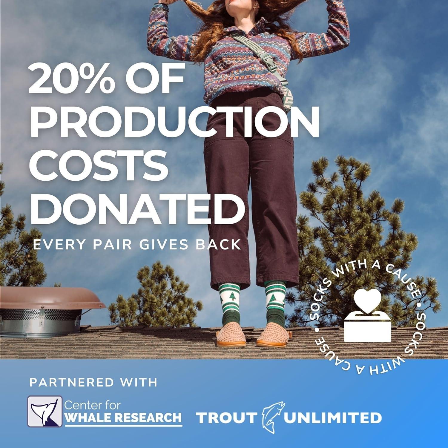 Calcetines KAVU Moonwalk Mid Crew Talla Única Rango Atardecer