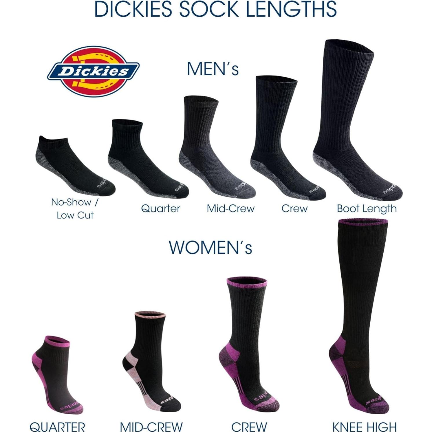 Calcetines Dickies Dri-Tech Control de Humedad Hombre 6 Pares