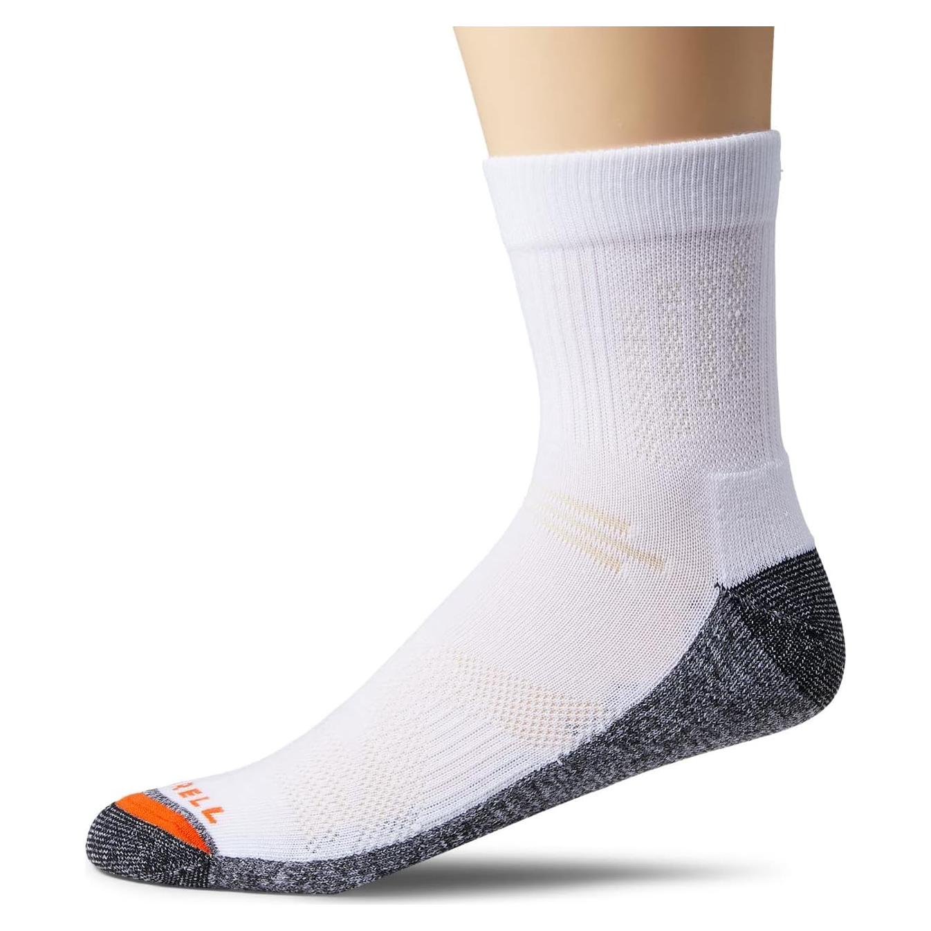 Calcetines de trabajo Merrell unisex - 3 pares tobillo blanco