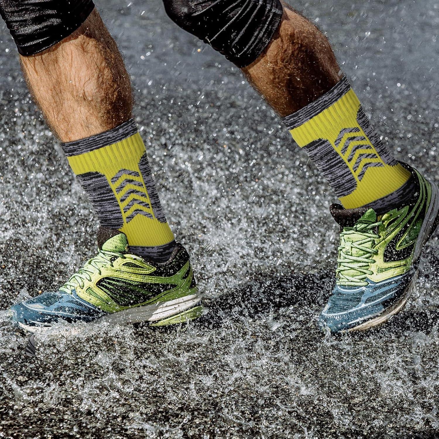 Calcetines Impermeables Unisex Jeyiour 2 Pares Transpirables