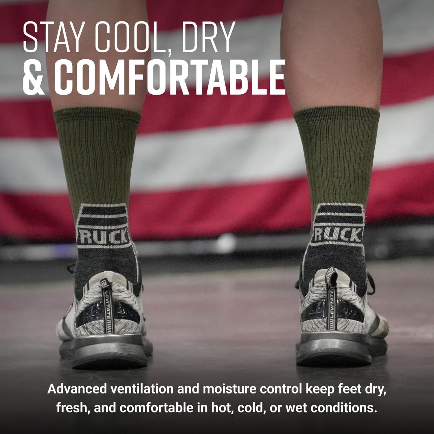 Calcetines Tácticos MudGear de Lana Merino para Senderismo