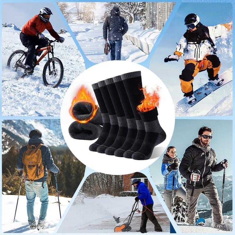 Calcetines Térmicos de Lana Merino Unisex - Paquete de 3