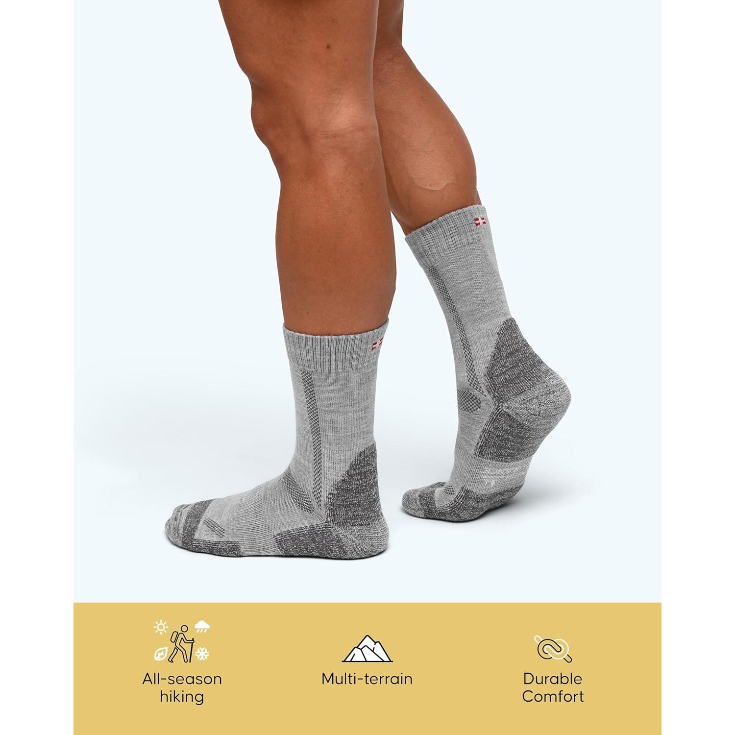 Calcetines de Trekking de Lana Merino Danish Endurance - 3 PARES