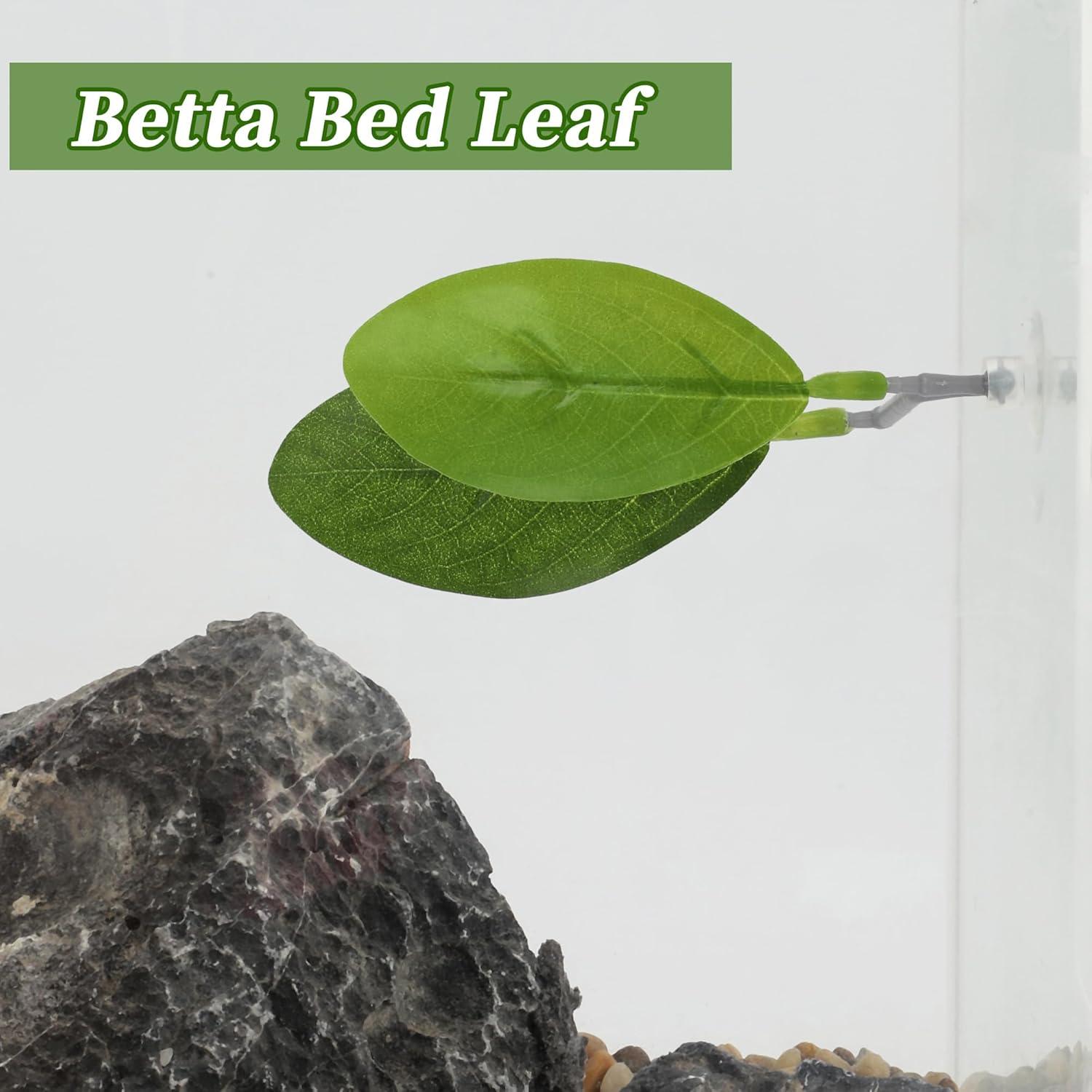 Cama para pez Betta CAPASTEC, hamaca ovalada de plástico verde