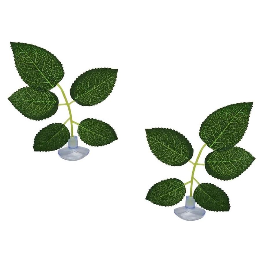 2 Almohadillas de Hoja Verde Tangseajiao para Acuario